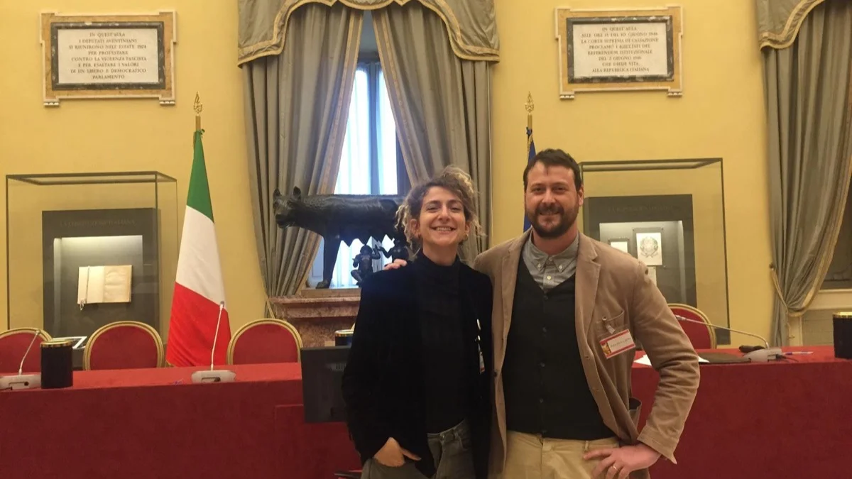 Federico e Roberta presentano Ludwig alla Camera dei Deputati — Roma 2016