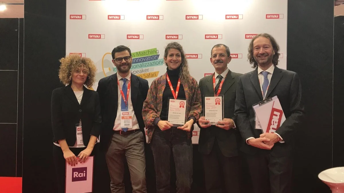Roberta riceve il 1° premio alla Startup Competition SMAU — Milano 2016